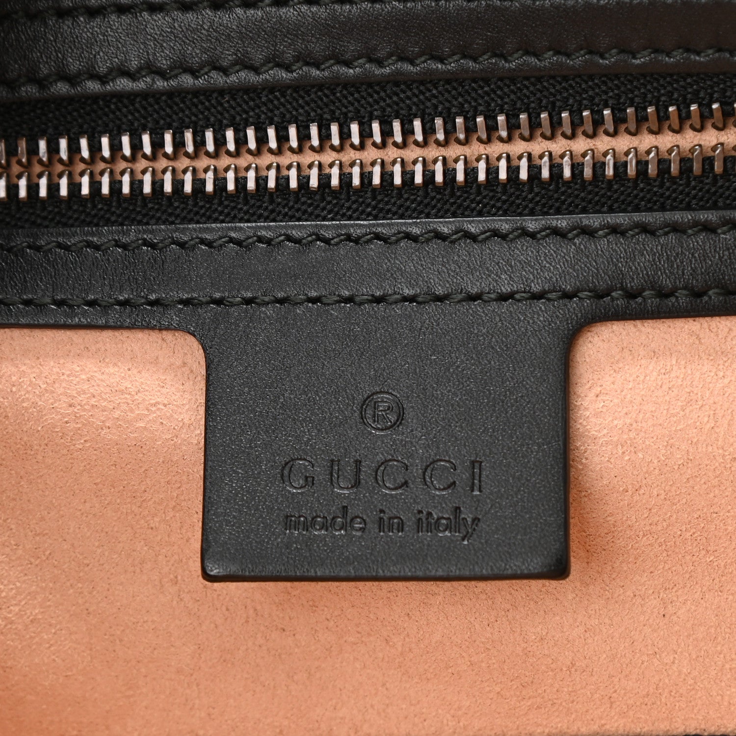 Gucci Calfskin Matelasse GucciGhost Medium GG Marmont Chain Shoulder Bag Black New Acquamarine 7 of 9