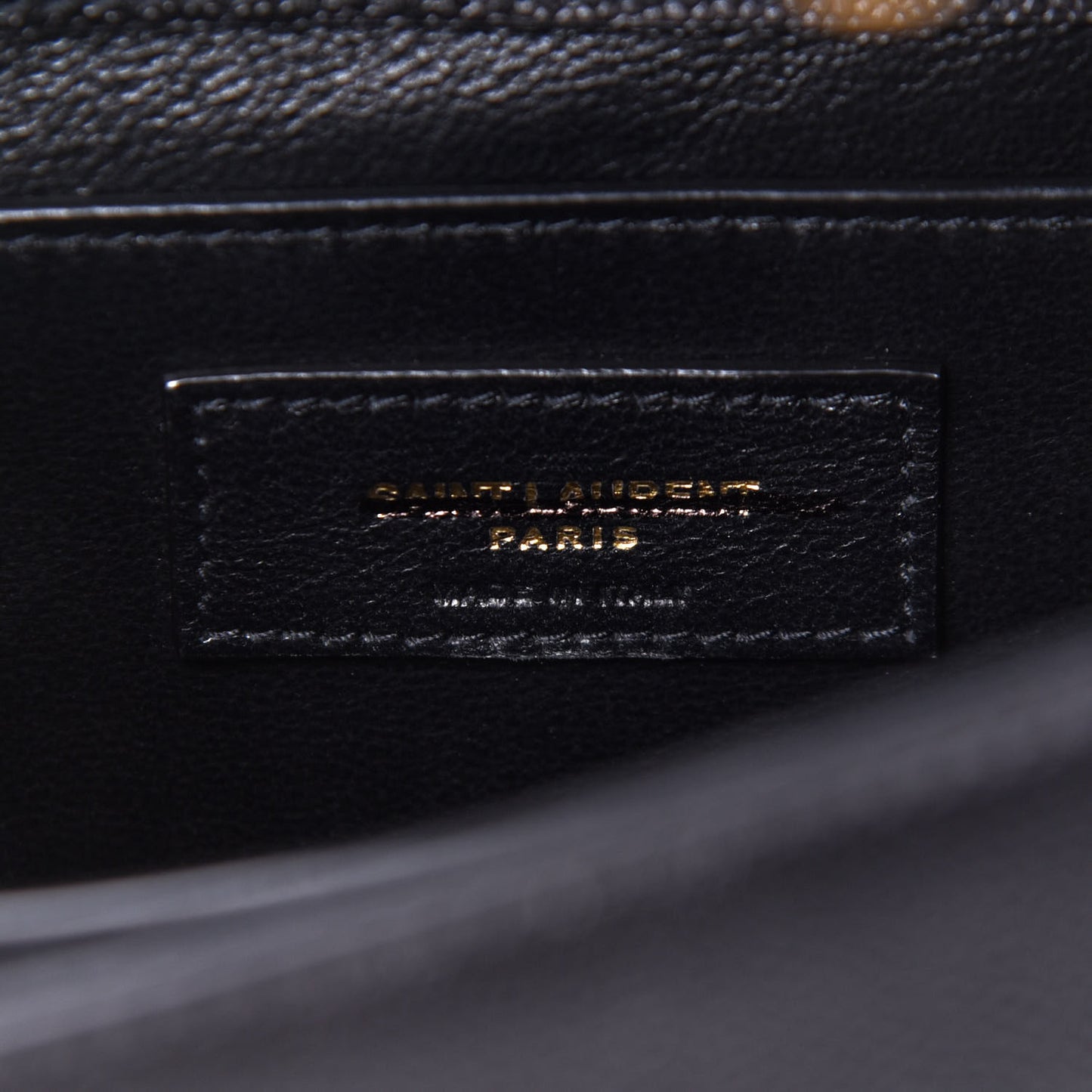 Grain de Poudre Medium Classic Monogram Cassandra Top Handle Black