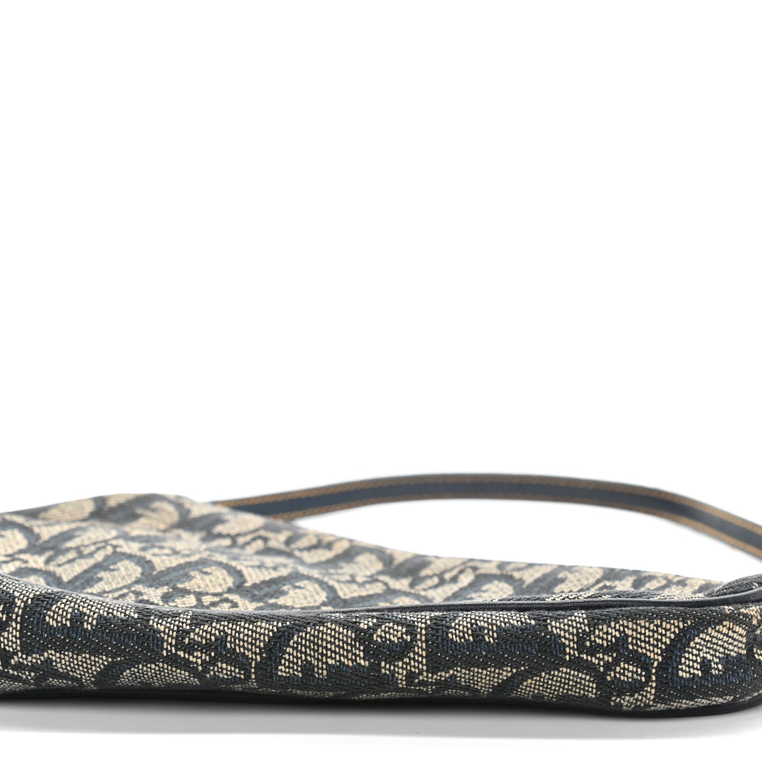 Christian Dior Monogram Mini Saddle Pochette Navy 10 of 13