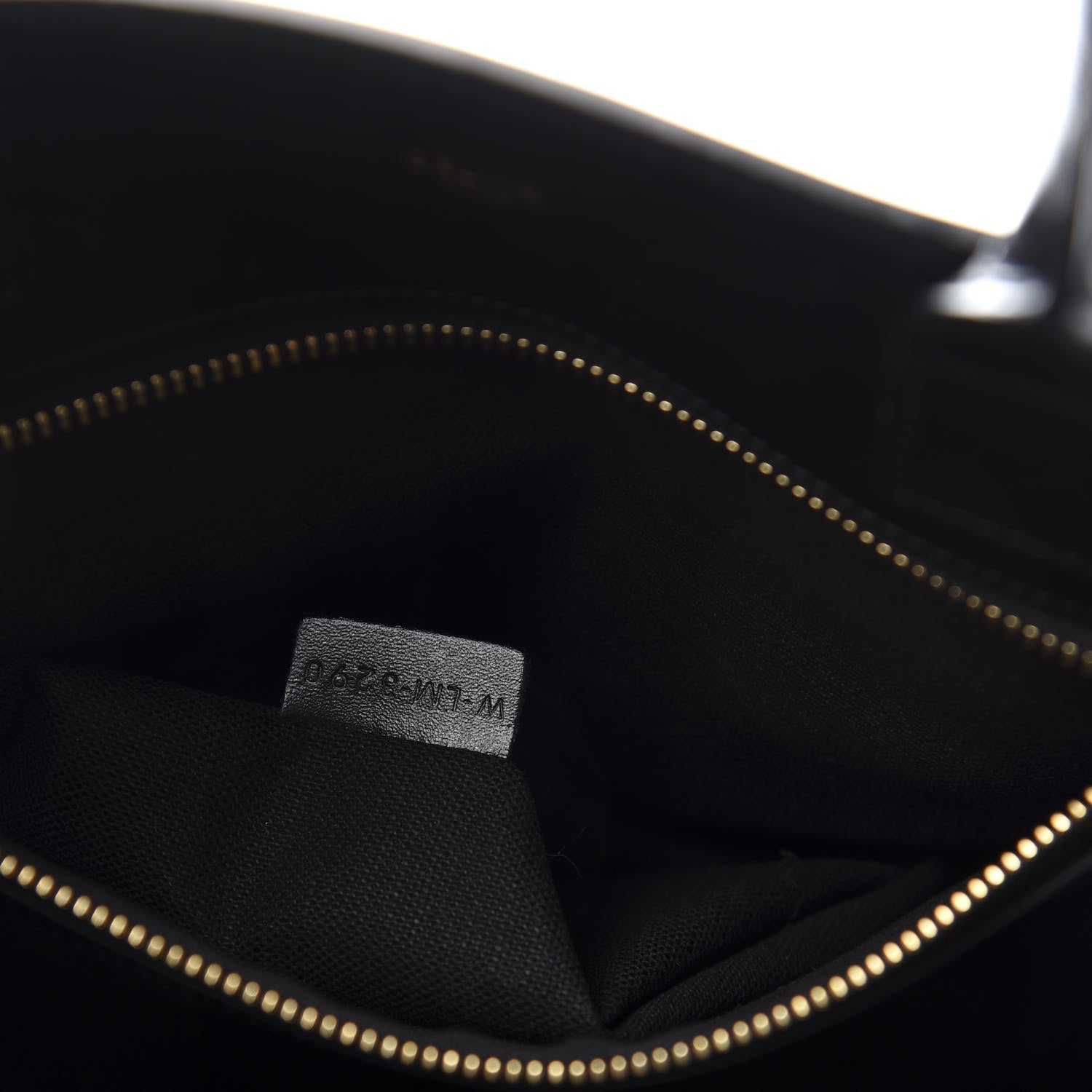 Celine Canvas Calfskin Small Vertical Cabas Black 8 of 12