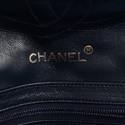 Chanel Lambskin Diamond Stitch Envelope Single Flap Black 6 of 12