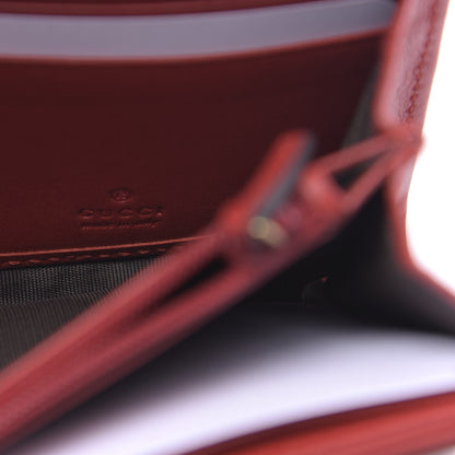 Gucci Calfskin Matelasse GG Marmont Continental Wallet Hibiscus Red 7 of 7