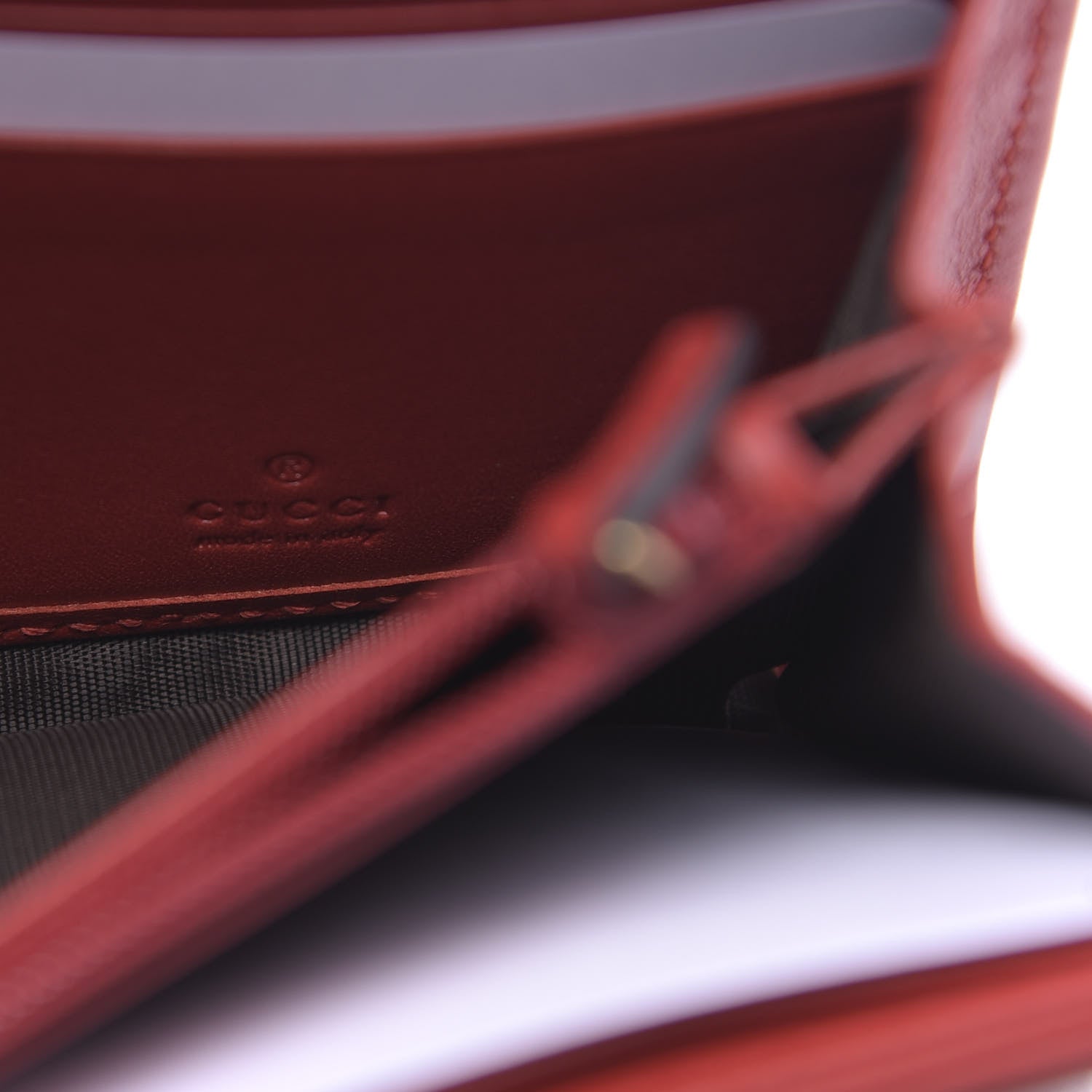 Gucci Calfskin Matelasse GG Marmont Continental Wallet Hibiscus Red 7 of 7
