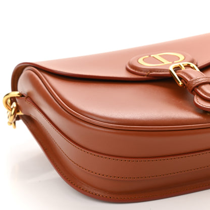 Christian Dior Box Calfskin Medium Bobby Flap Dark Tan 9 of 10