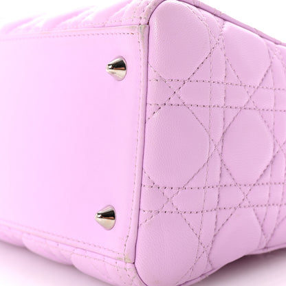 Christian Dior Lambskin Cannage Medium Lady Dior Purple 9 of 9