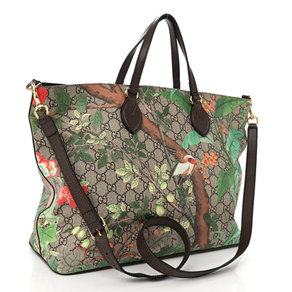 Gucci Soft GG Supreme Monogram Tian Medium Crossbody Tote Beige Multicolor New Acero 3 of 10
