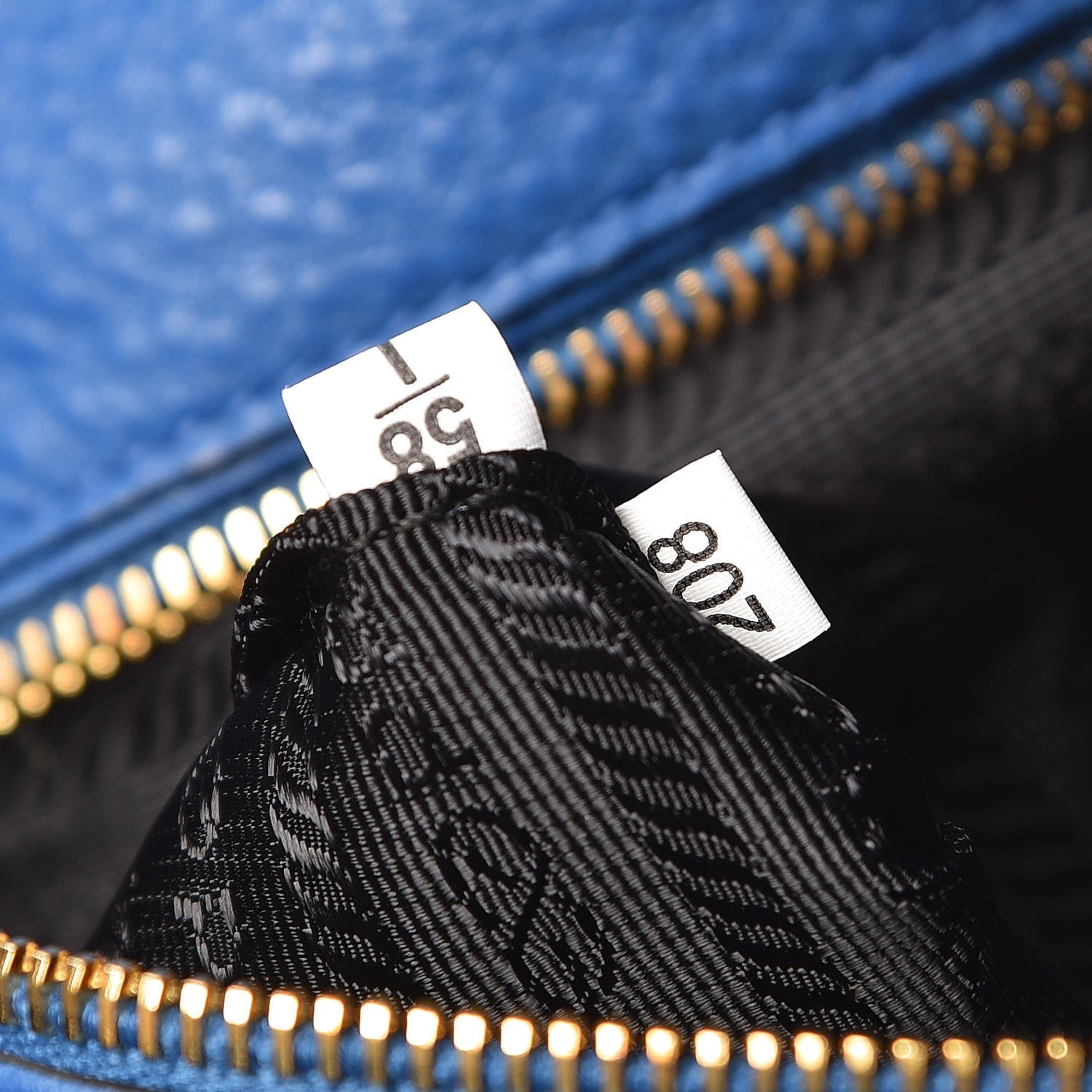 Prada Vitello Daino Tote Azzurro 8 of 13