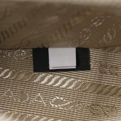 Prada Yarn Raffia Effect Crochet Triangle Shoulder Bag Cedro 7 of 11