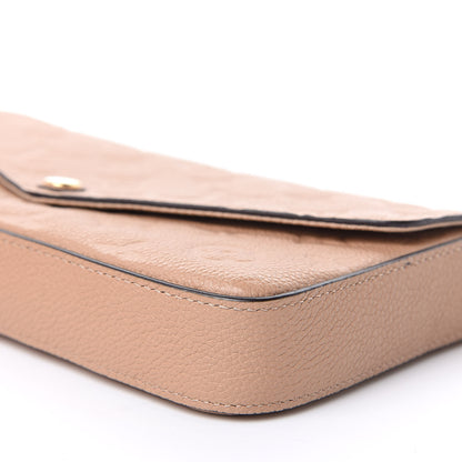 Louis Vuitton Empreinte Pochette Felicie Chain Wallet Papyrus 11 of 12