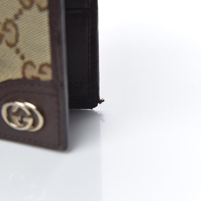 Gucci Monogram Mens New Britt Bi-Fold Wallet Dark Brown 10 of 14