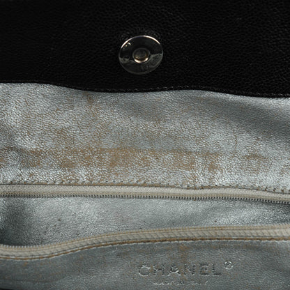 Chanel Glazed Caviar Modern Chain Tote Black 9 of 10