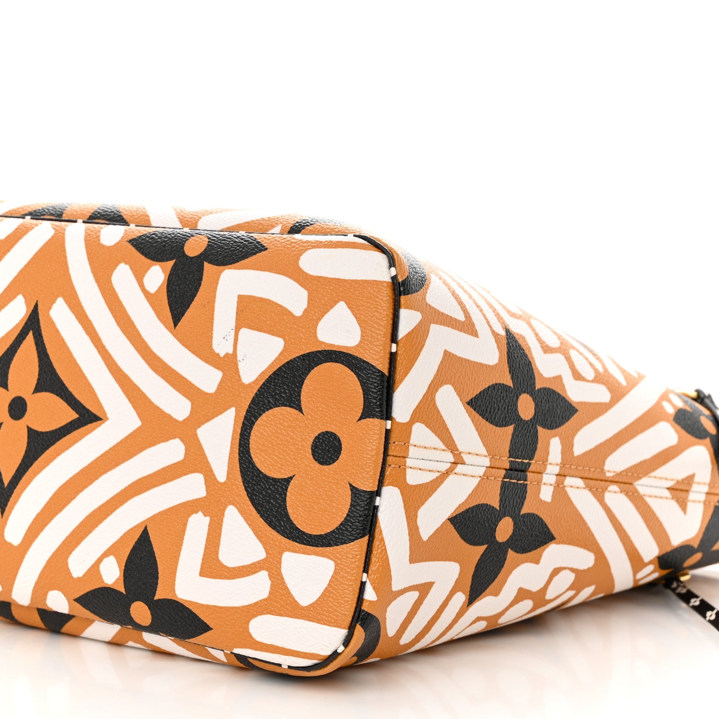 Monogram Giant Crafty Neverfull MM Creme Caramel