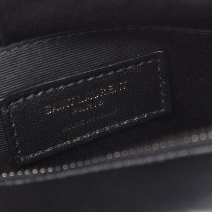 Saint Laurent Calfskin Matelasse Monogram Lou Camera Bag Black 7 of 10