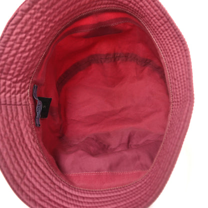 Prada Re-Nylon Metal Triangle Logo Womens Bucket Hat S Rosa 7 of 9