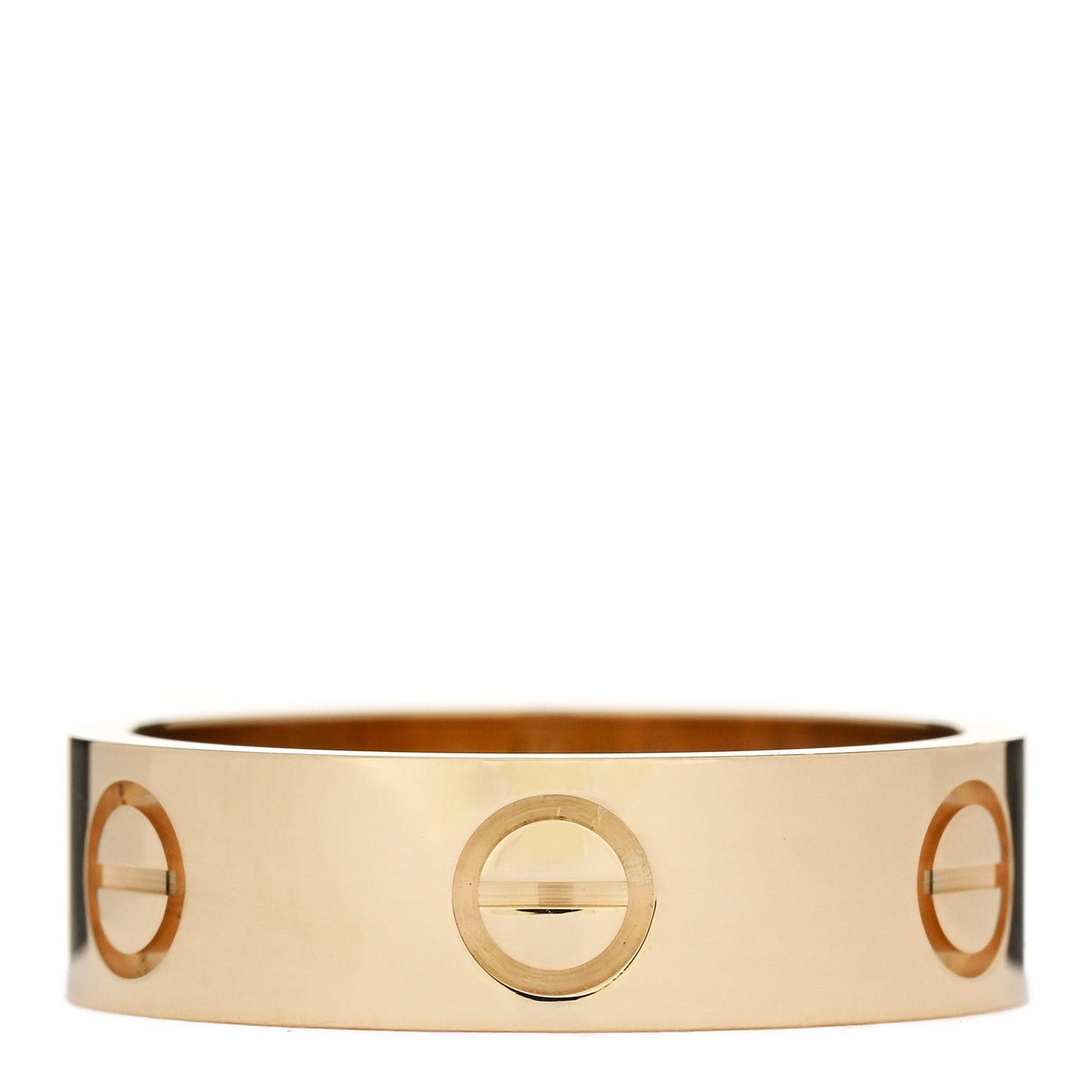 18K Yellow Gold 5.5mm LOVE Ring 53 6.5