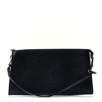 Louis Vuitton Epi Pochette Accessories 24 Black 1 of 4