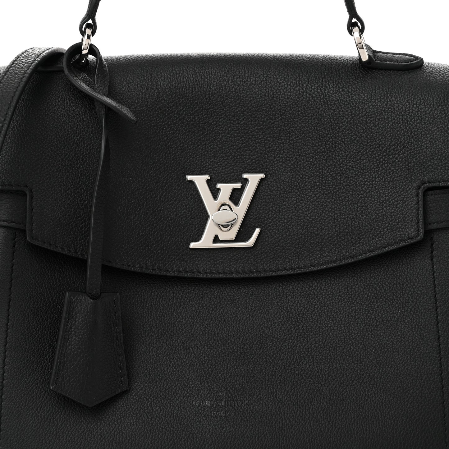 Soft Calfskin Lockme Ever Black