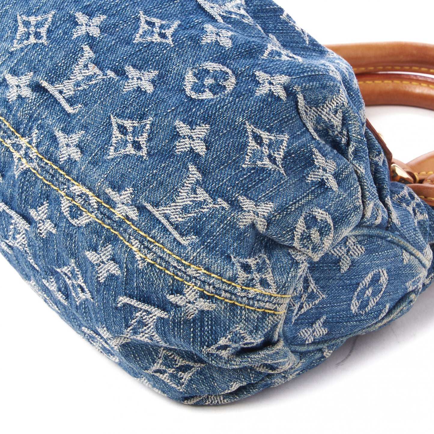 Monogram Denim Pleaty Blue