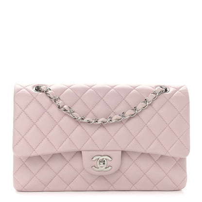 Chanel Lambskin Quilted Medium Double Flap Light Pink 1 of 11