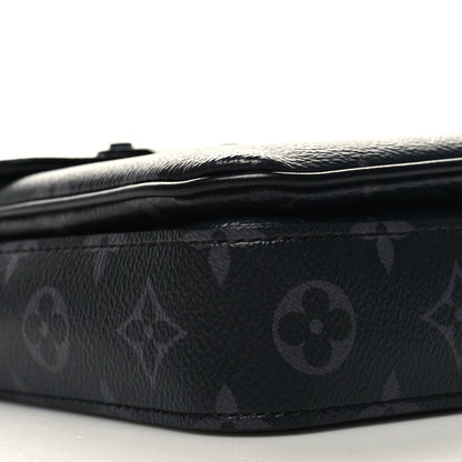 Louis Vuitton Taurillon Monogram S Lock Wearable Wallet Black 9 of 10