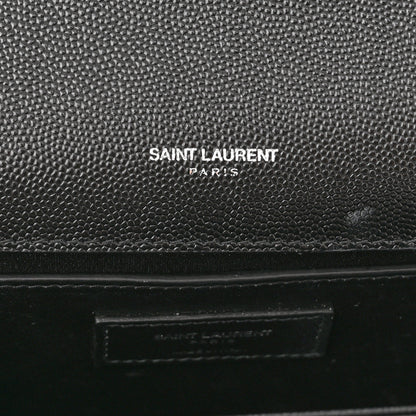Saint Laurent Smooth Calfskin Medium Classic Monogram Kate Tassel Satchel Black 6 of 11