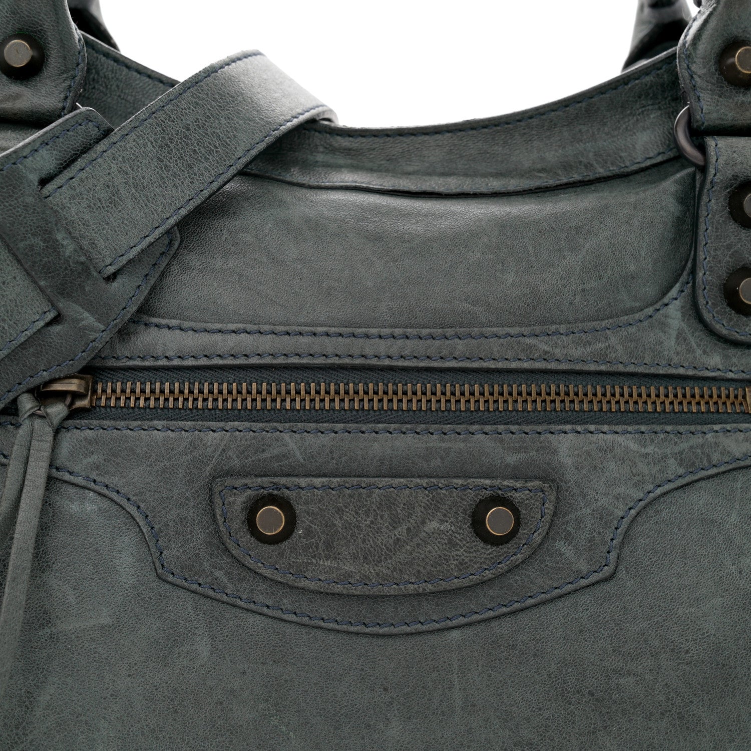 Balenciaga Agneau Classic Hardware City Plomb 9 of 17