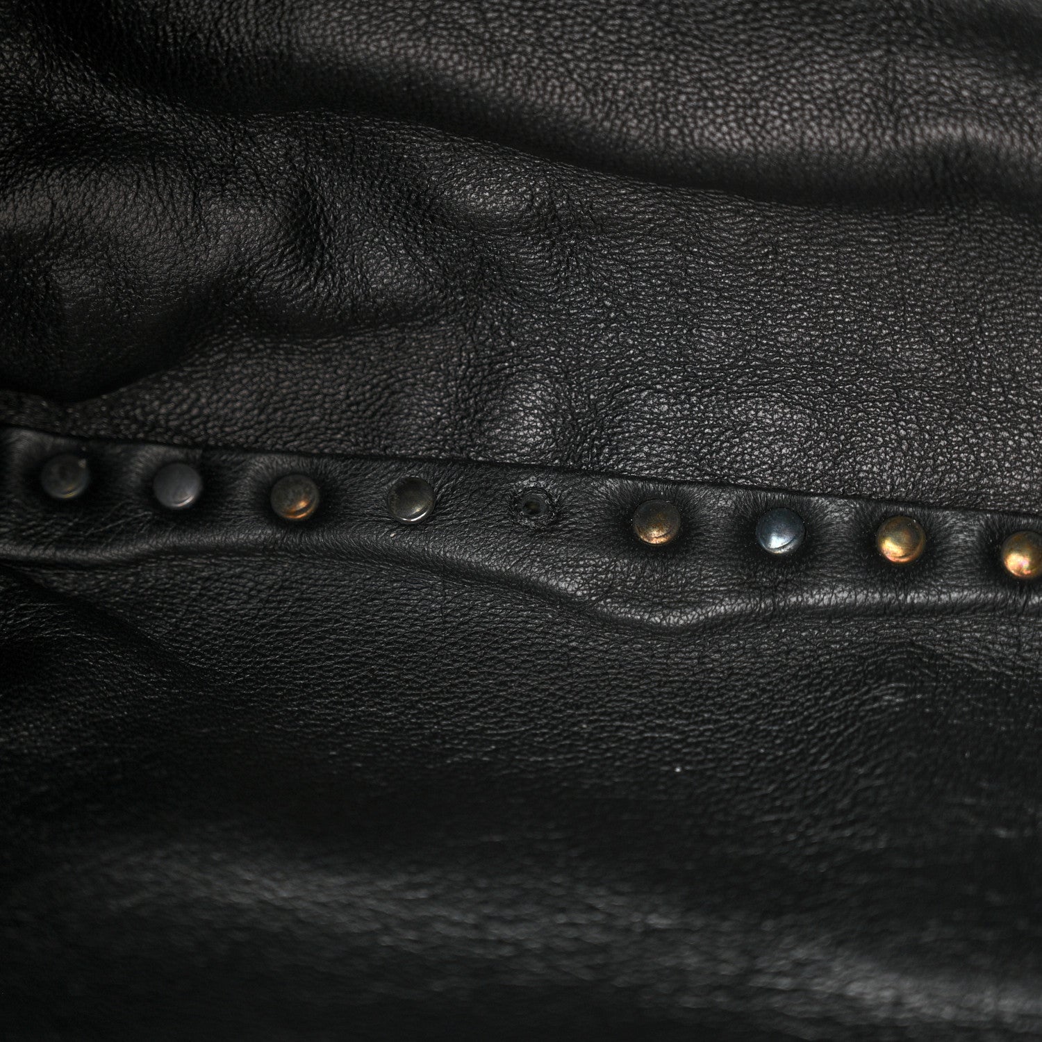 Valentino Garavani Eel Skin Medium Rockstud Tote Black 9 of 10