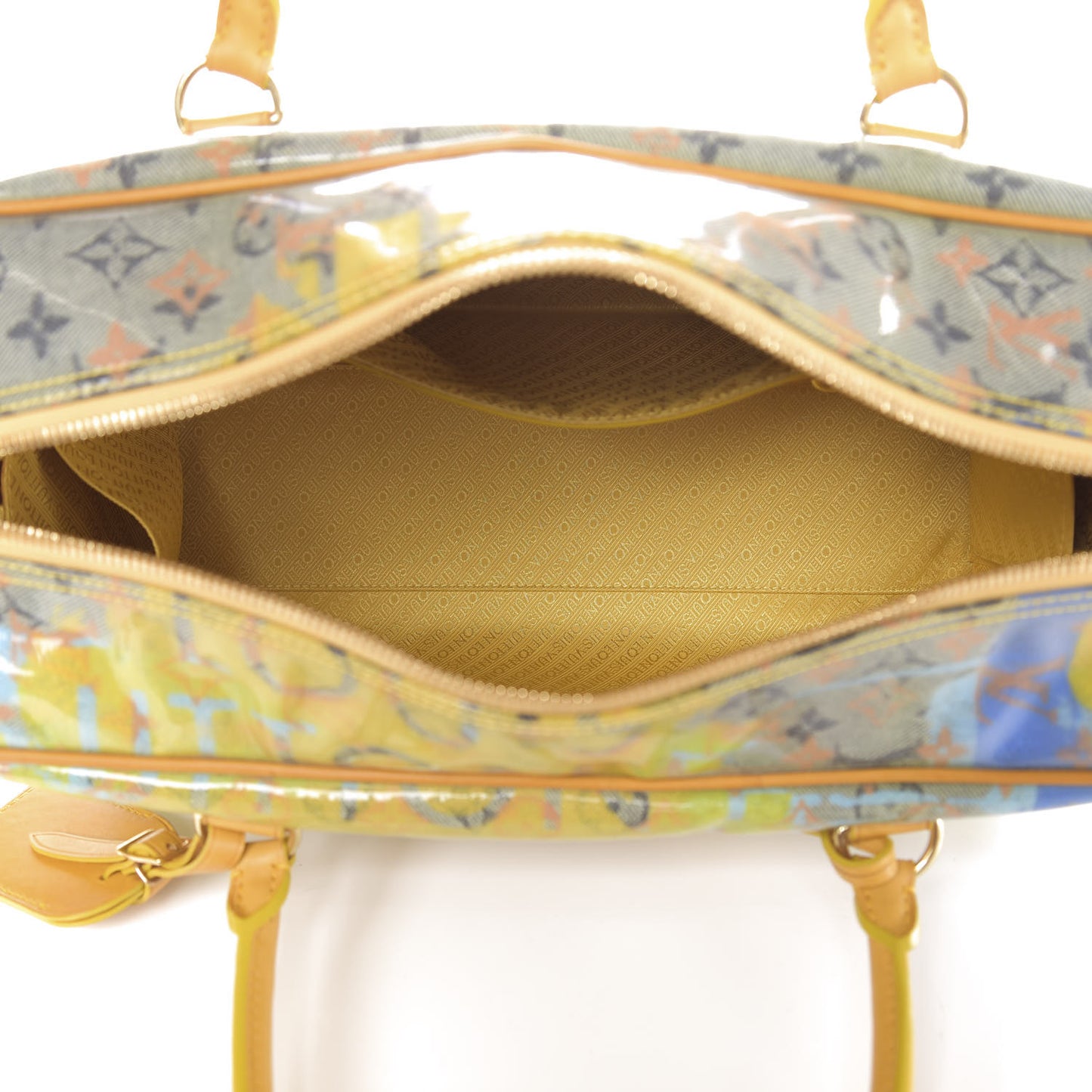 Monogram Pulp Defile Weekender PM Yellow