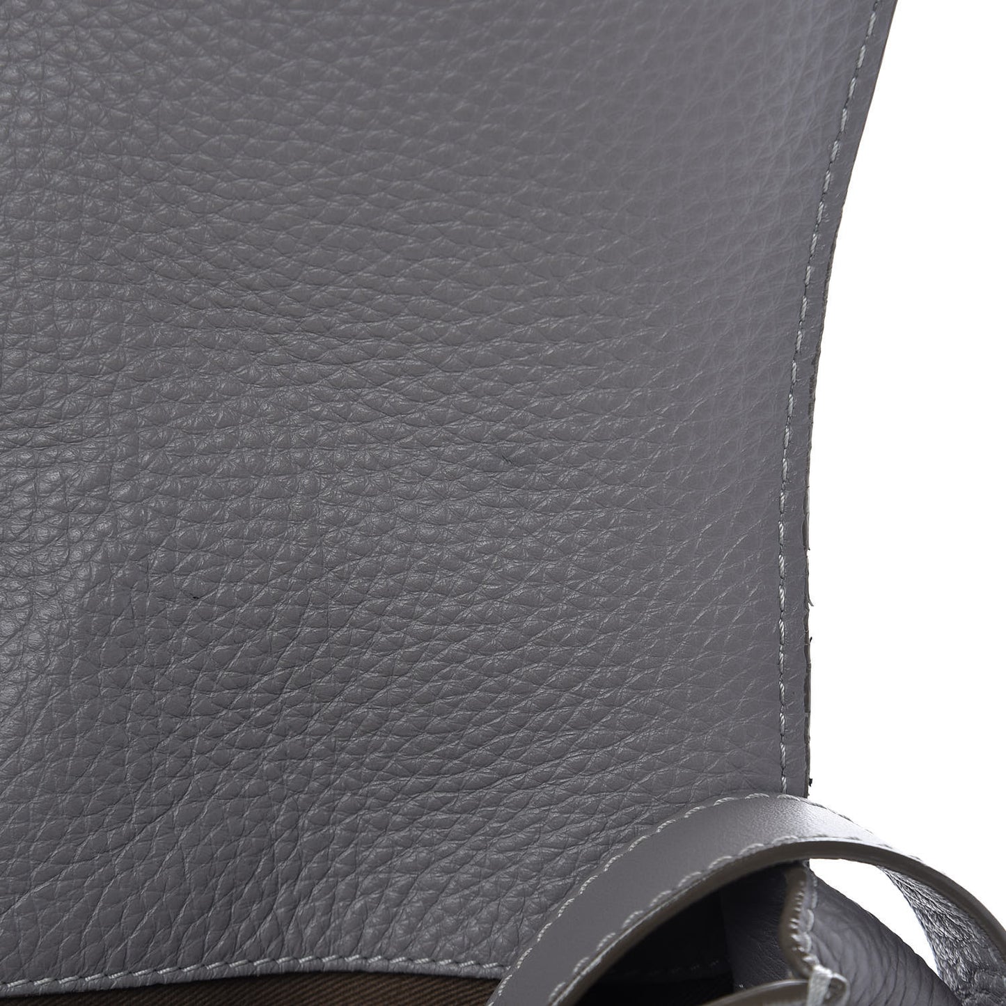 Calfskin Medium Marcie Round Crossbody Bag Cashmere Grey