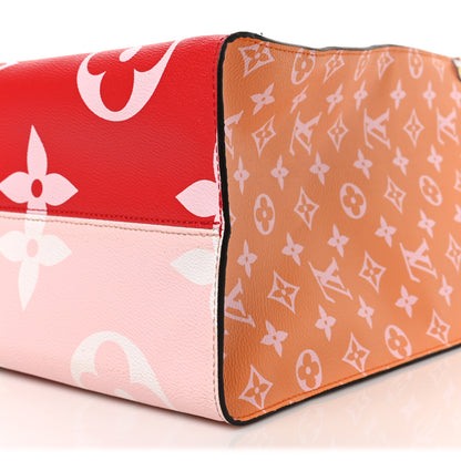 Louis Vuitton Monogram Giant Onthego GM Rouge Rose 8 of 8