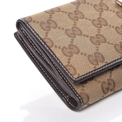 Gucci Monogram Guccioli Brando Chihuahua Continental Wallet Dark Brown 10 of 13