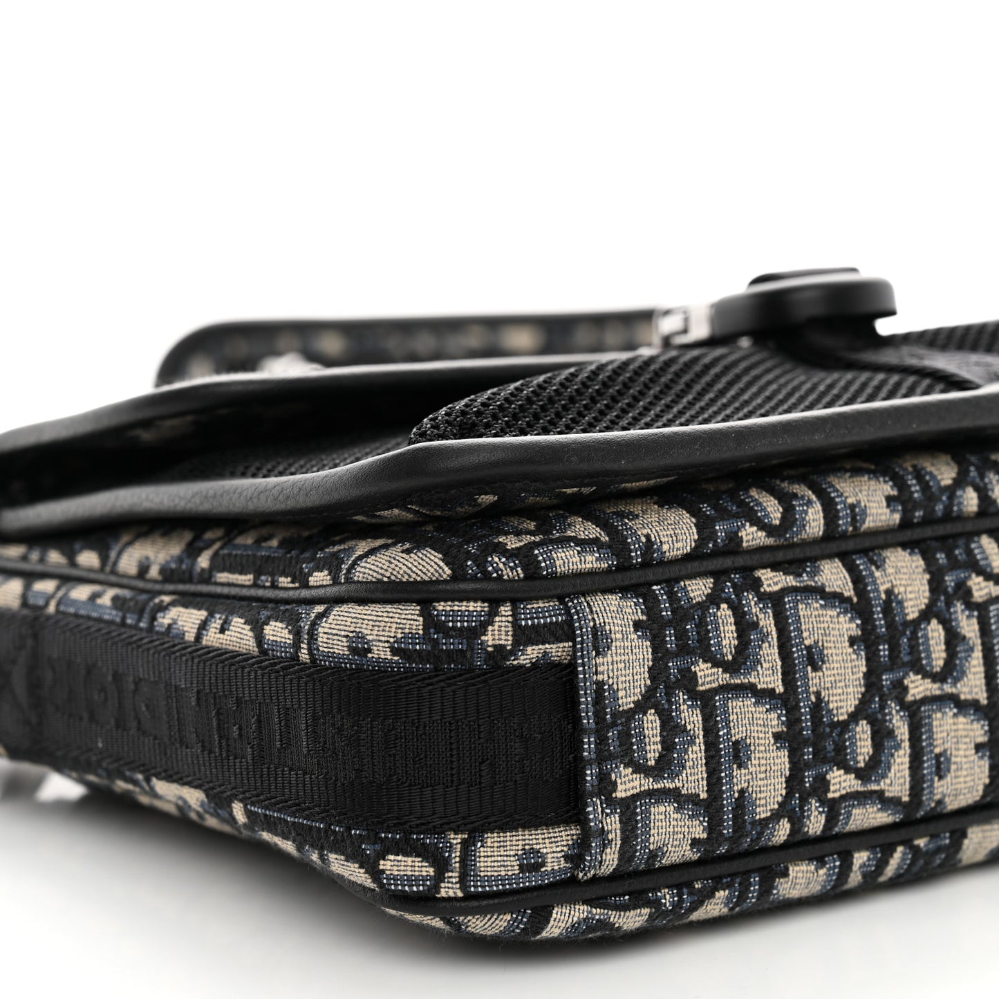 Oblique Mesh Dior 8 Bag With Strap Black