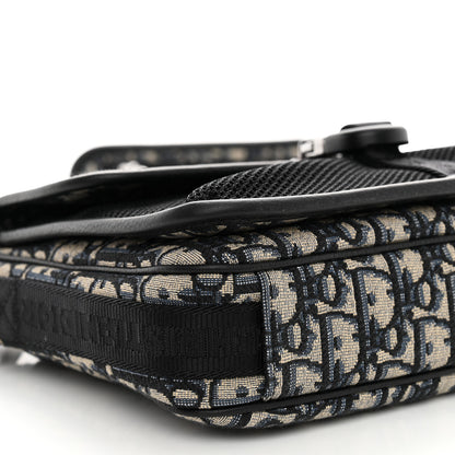 Christian Dior Oblique Mesh Dior 8 Bag With Strap Black 9 of 10