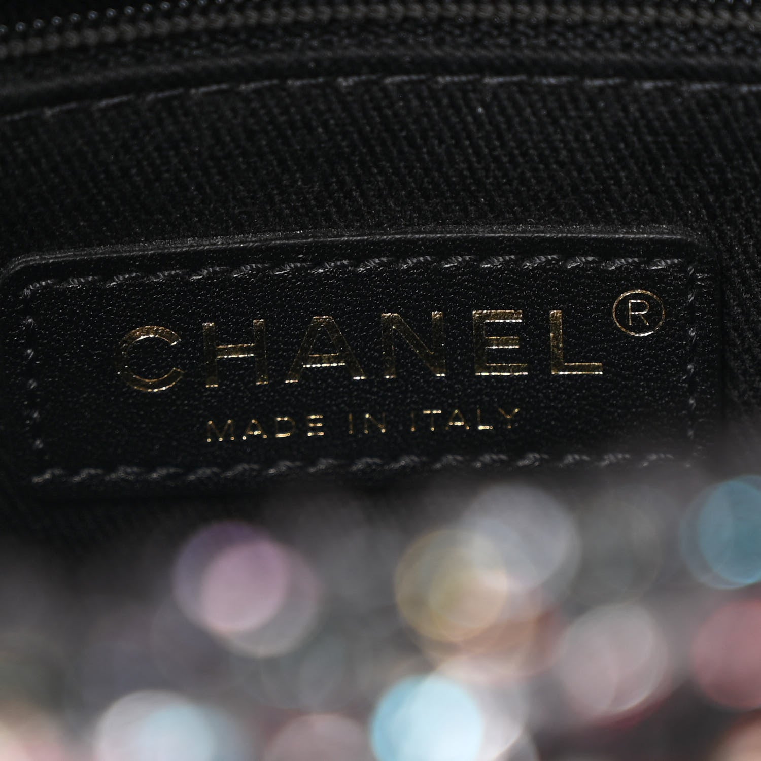 Chanel Tweed Sequin Mini Coco Handle Flap Black 7 of 11