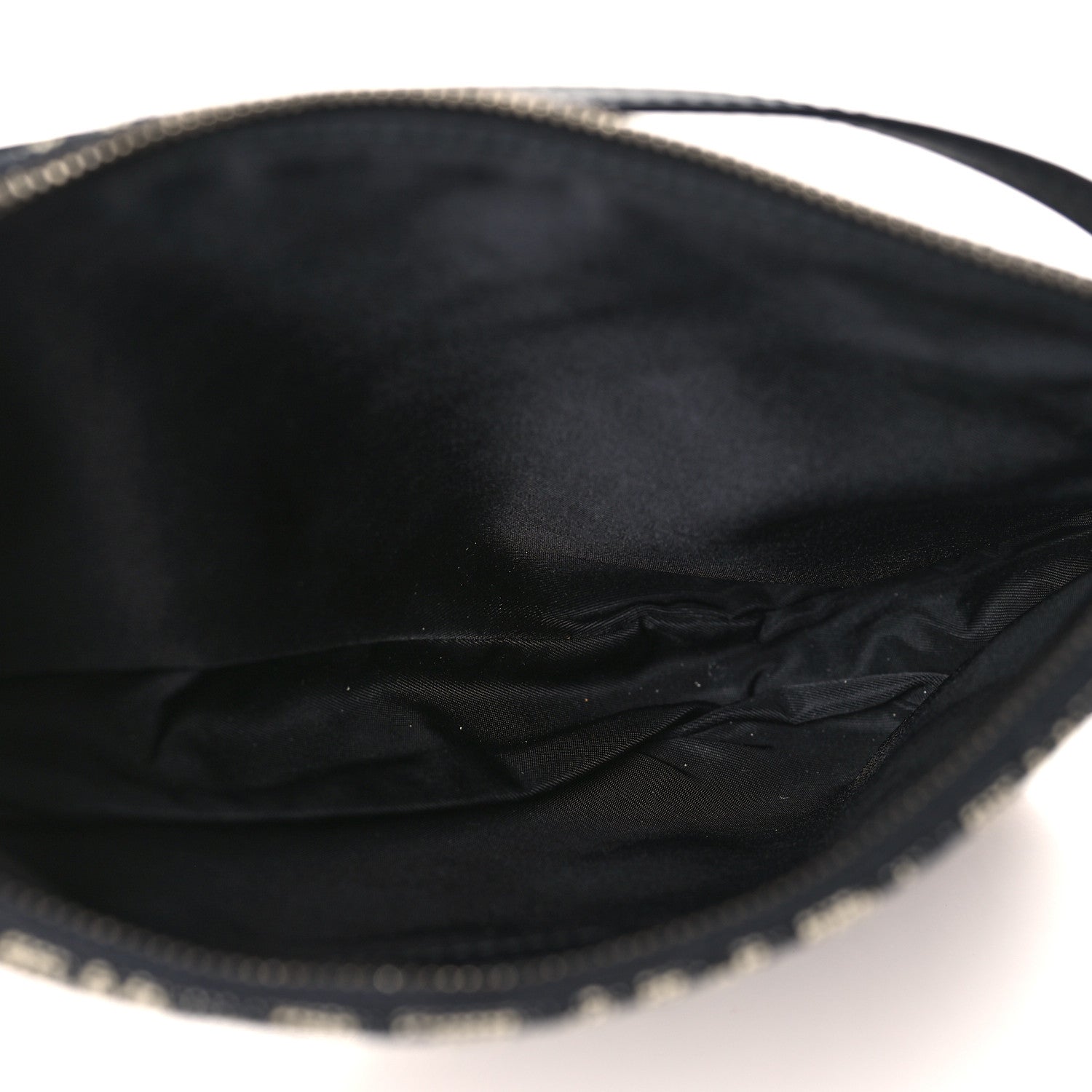 Christian Dior Monogram Mini Saddle Pochette Black 5 of 9