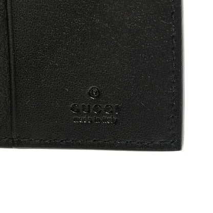 Gucci Calfskin GG Tennis Embossed 6 Key Holder Case Black 6 of 6