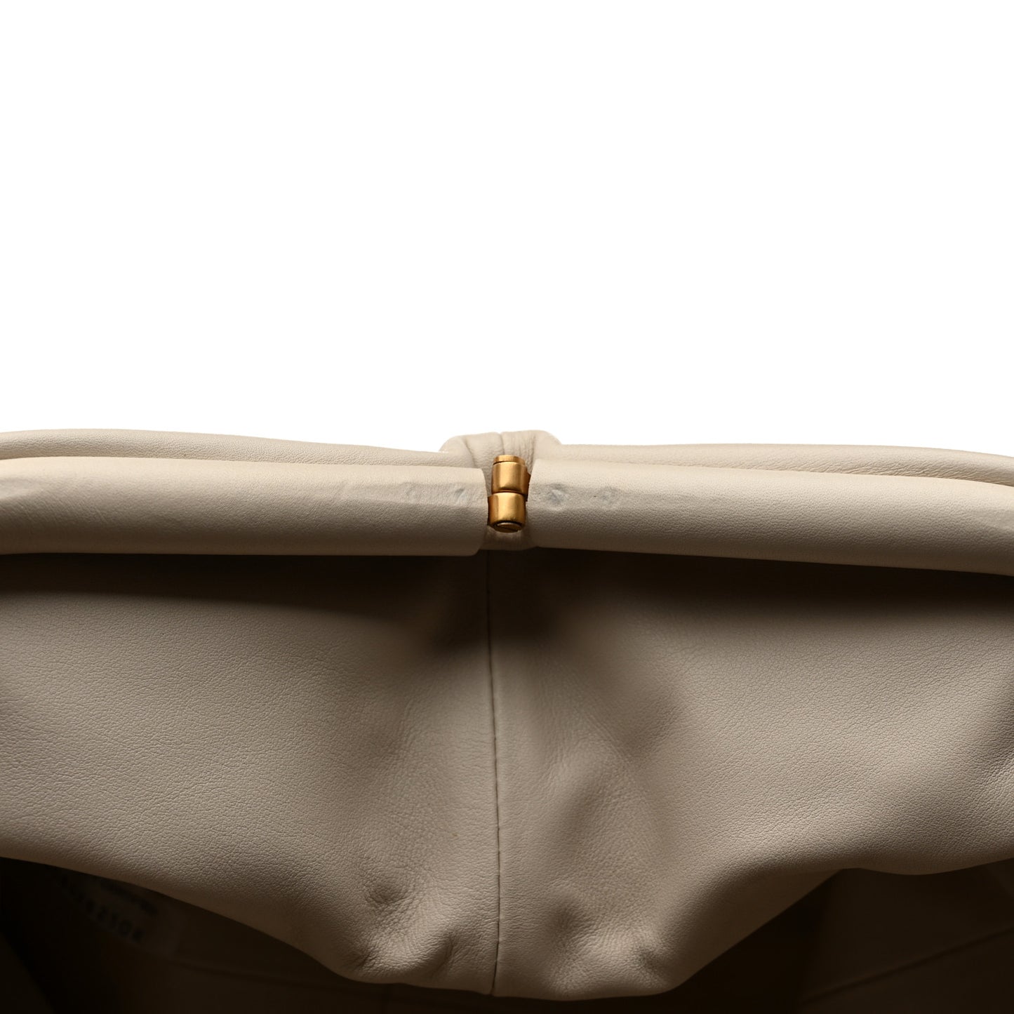 Smooth Butter Calf The Pouch Oversized Clutch Plaster