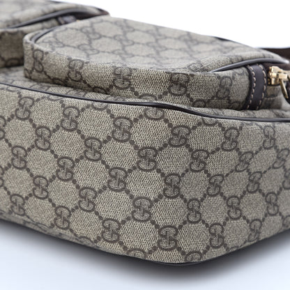 Gucci GG Plus Monogram Front Pocket Messenger Dark Brown 9 of 12