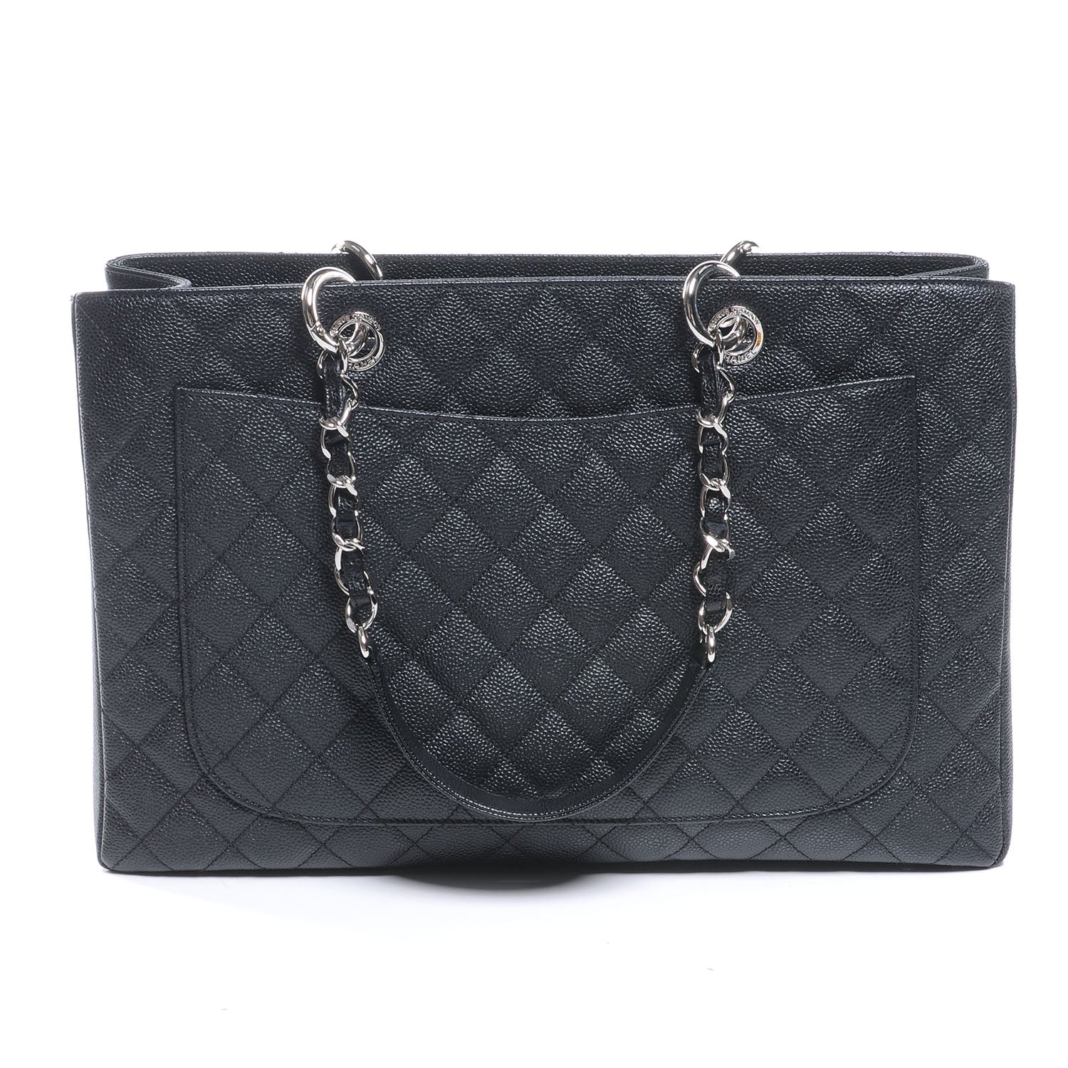 Chanel Caviar XL Grand Shopping Tote GST Black 3 of 7