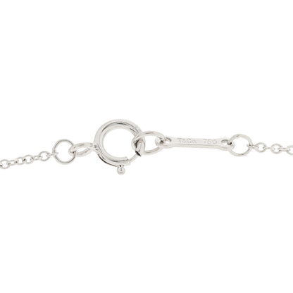 Tiffany 18K White Gold Diamond Small Paloma's Graffiti Kiss Pendant Necklace 5 of 5