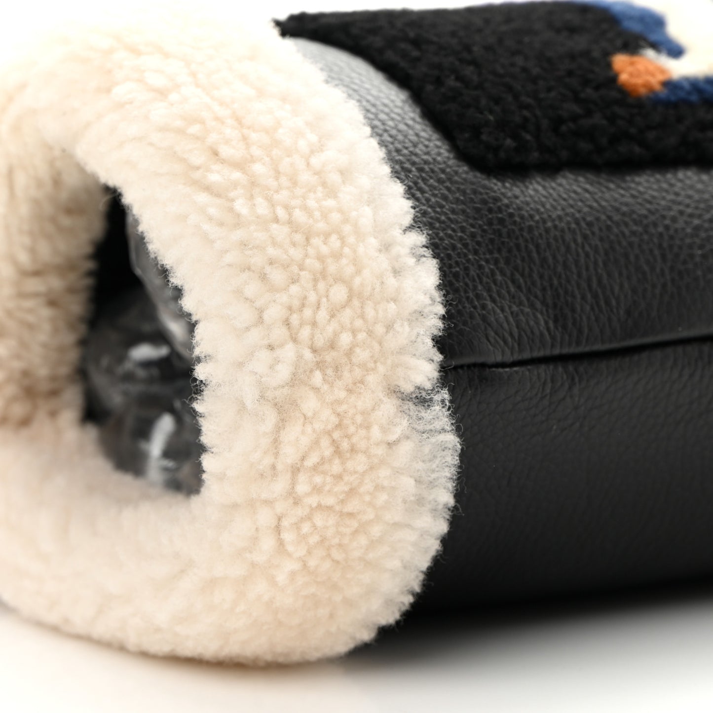 Calfskin Monogram Teddy Muffle Black