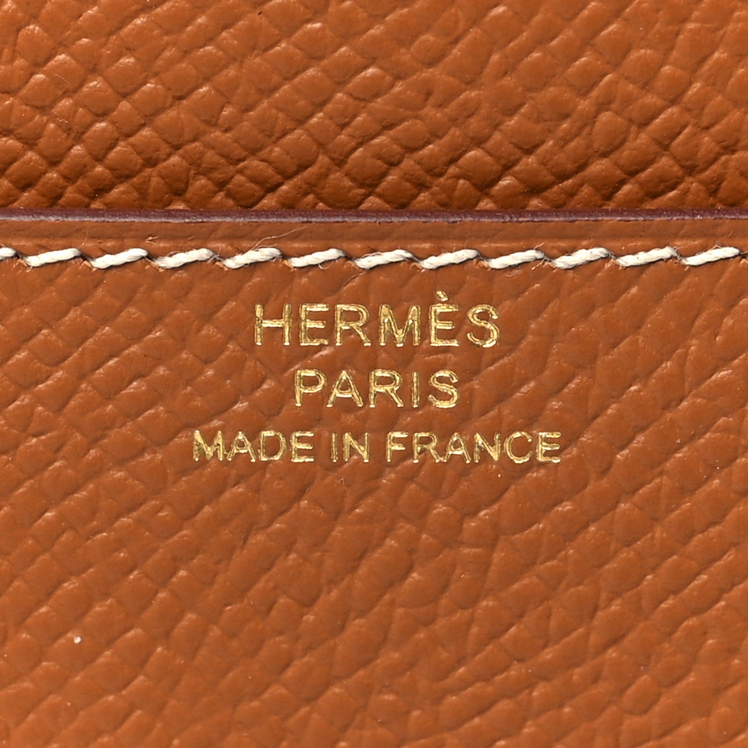 Hermes Epsom Constance Long Wallet To Go Gold 6 of 10
