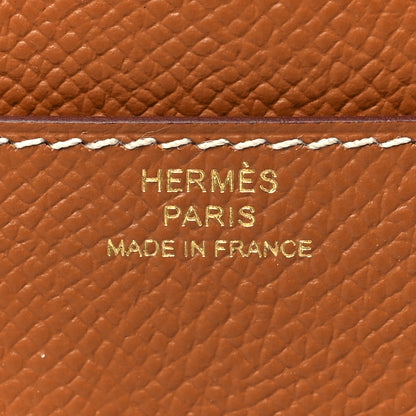 Hermes Epsom Constance Long Wallet To Go Gold 6 of 10