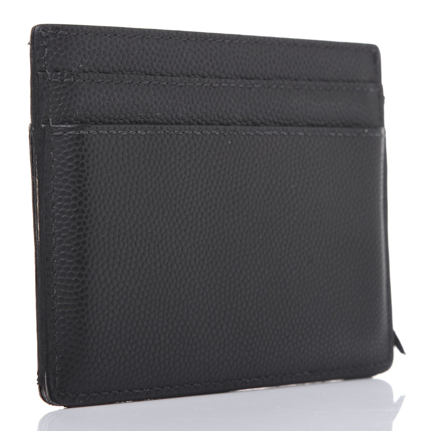 Saint Laurent Grain De Poudre Card Case Carryall Earth 3 of 18