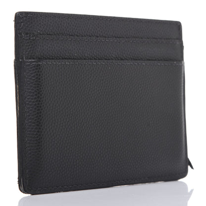 Saint Laurent Grain De Poudre Card Case Carryall Earth 3 of 18