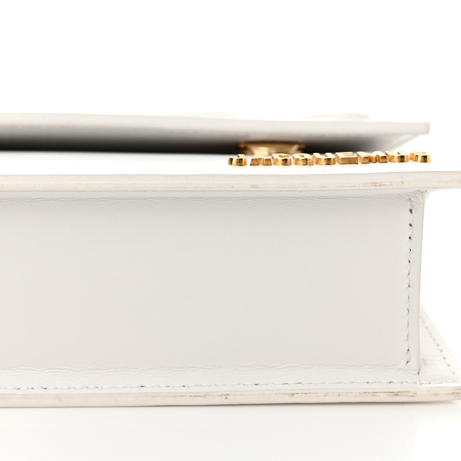 Jacquemus Smooth Calfskin Le Chiquito Long White 13 of 15