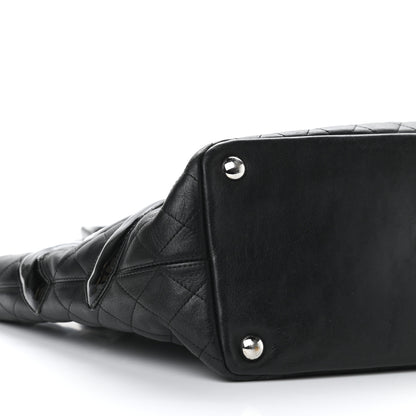 Chanel Calfskin Quilted Large Cambon Tote Black 8 of 13