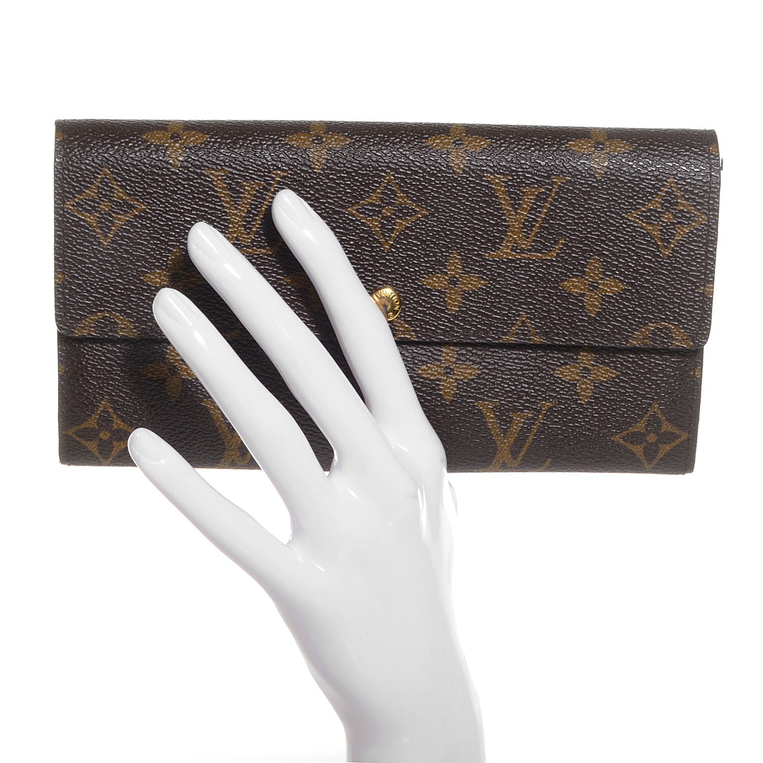 Louis Vuitton Monogram Sarah Wallet 2 of 9