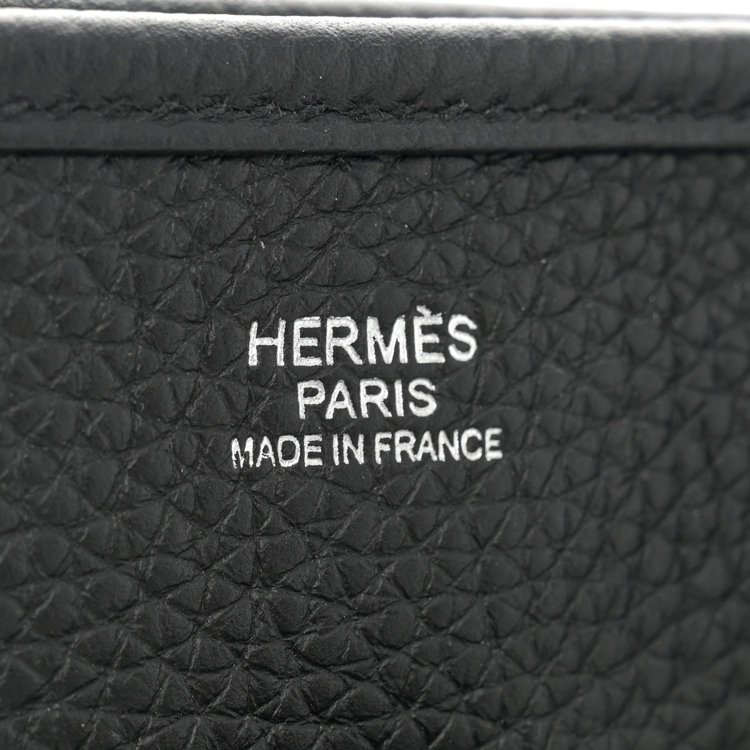 Hermes Taurillon Clemence Evelyne III PM Black 6 of 10
