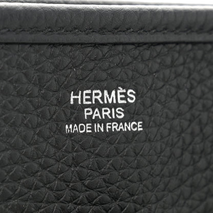 Hermes Taurillon Clemence Evelyne III PM Black 6 of 10